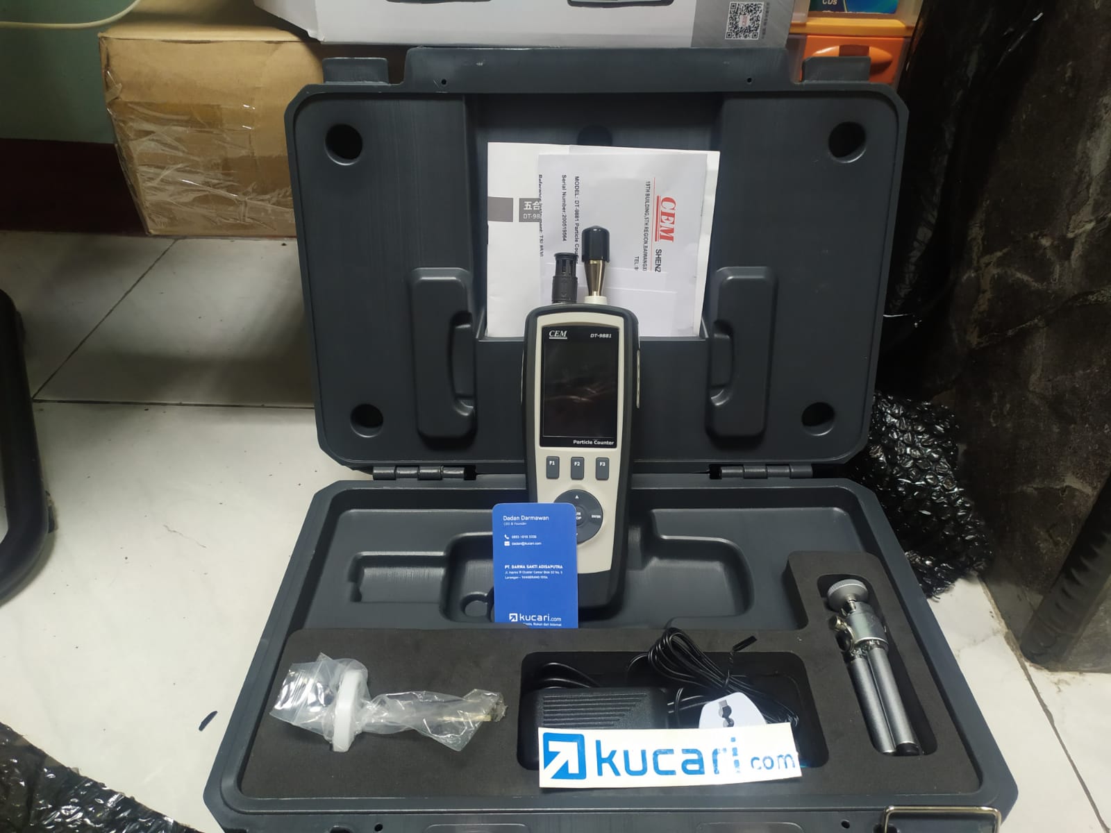 CEM DT-9881 Particle Counter CEM DT-9881 Particle Counter Contoh Gambar(2)