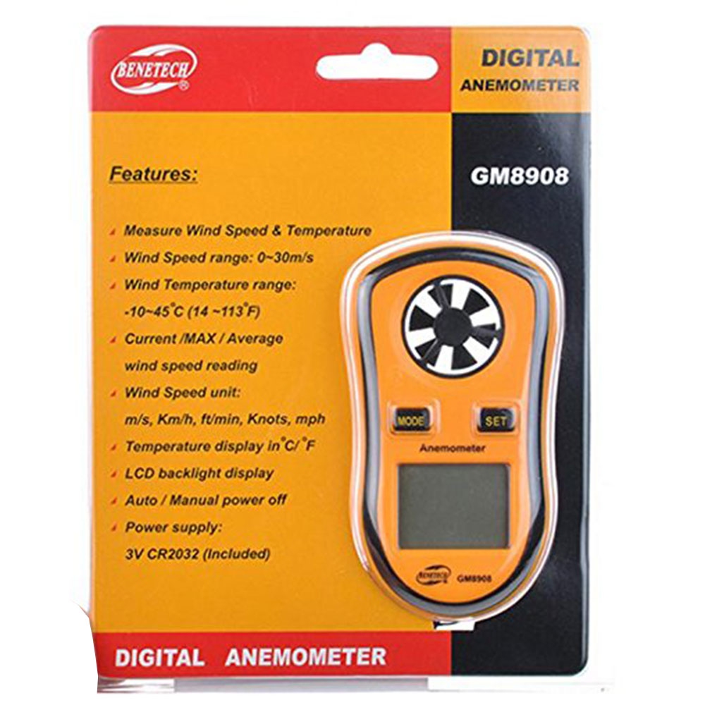 Benetech GM8908 Anemometer Benetech GM8908 Anemometer Contoh Gambar(1)