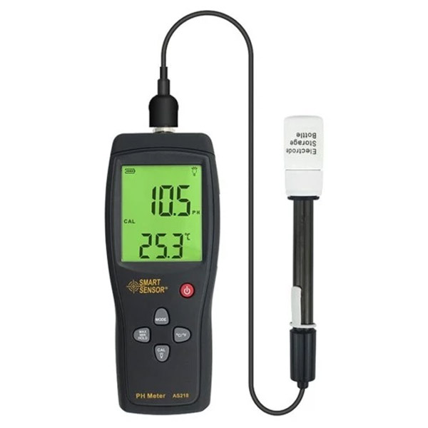 Smart Sensor AS-218 Digital PH Meter with Calibration Certificate Digital PH Meter Smart Sensor AS-218 with Calibration Certificate