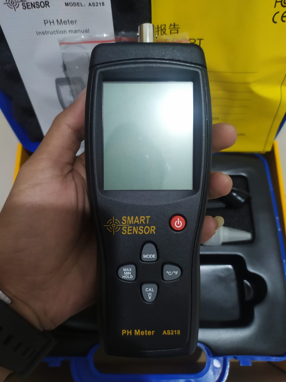 Smart Sensor AS-218 Digital PH Meter with Calibration Certificate Smart Sensor AS-218 2