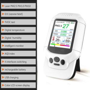 Air Quality Monitor 8 in 1 with Ozone Detector