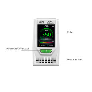 Air Quality Meter Co2 Detector CEM DT-967 contoh gambar (2)