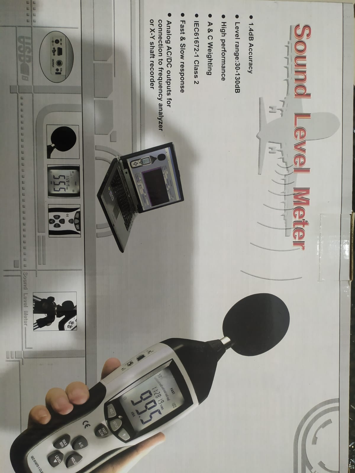 CEM DT-8852 Sound Level Meter CEM DT-8852 Sound Level Meter 4