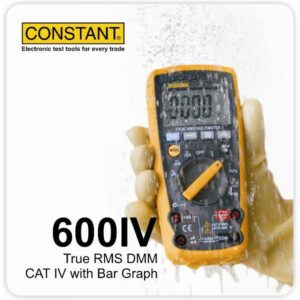 Constant True RMS Digital Multimeter Waterproof DMM 600-IV Contoh Gambar