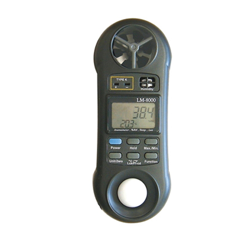 Lutron LM-8000 4 in 1 Anemometer Humidity Light Lux Meter Lutron LM-8000 4 in 1 Anemometer Humidity Light Lux Meter - Gambar 2