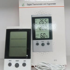 Elitech DT3 Digital Thermometer Hygrometer Indoor outdoor Contoh Gambar
