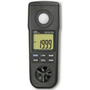 Lutron LM-8100 Anemometer Humidity Light Meter Thermometer
