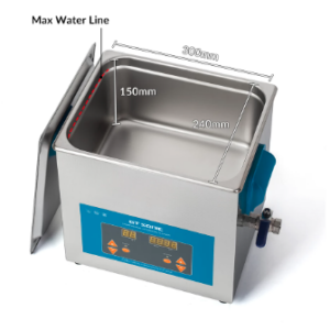 GT Sonic UC9LD Digital Ultrasonic Cleaner 9L Contoh Gambar