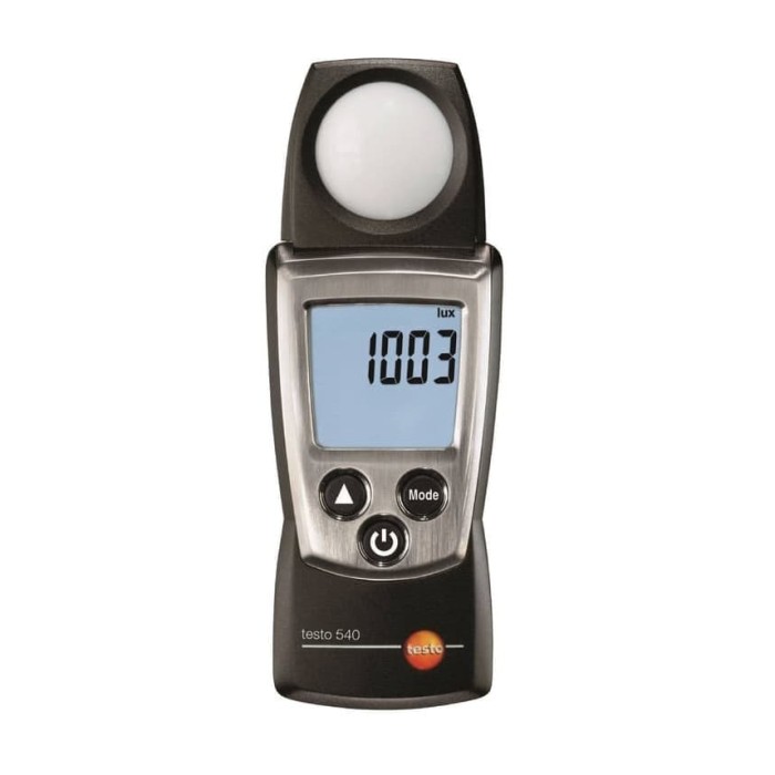 Testo 540 Lux Meter Testo 540 Lux Meter