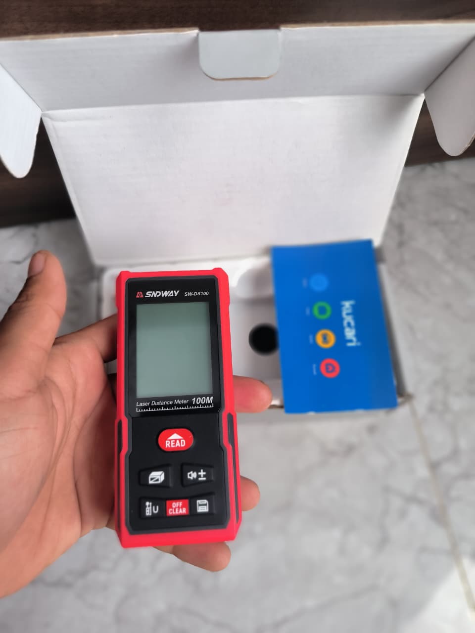 Sndway SW DS100 Laser Digital Rangefinder Distance Meter Sndway SW DS100 3