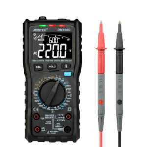 Mestek DM100C Multimeter TRMS AC DC Manual Auto Range Contoh Gambar