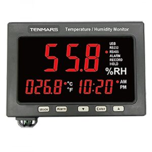 Tenmars TM-185A Large LED Screen CO2 Temperature&Humidity Meter