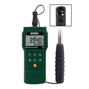 Extech AN340 CMM:CFM Anemometer Datalogger Contoh Gambar