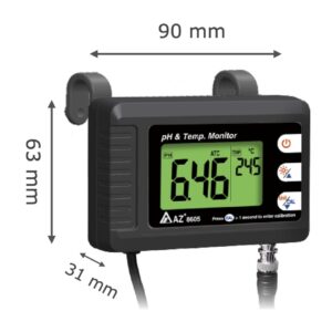 AZ Instrument 8605 pH Temp. Monitor Contoh Gambar