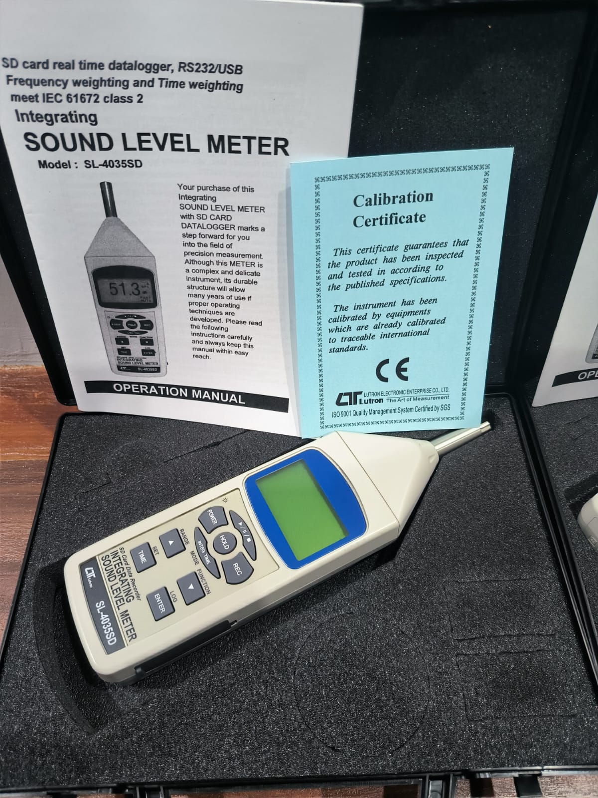 Lutron SL-4035SD Sound Level Meter Lutron SL-4035SD Sound Level Meter 1