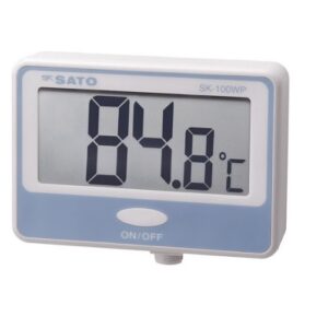 SATO SK-100WP-01 Wall-mount Waterproof Digital Thermometer+probe