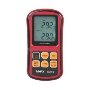 Sanfix GM1312 Digital Thermometer Dual Output Contoh Gambar