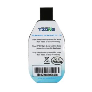 Tzone TempU 90 Days Temperature Data Logger Contoh Gambar