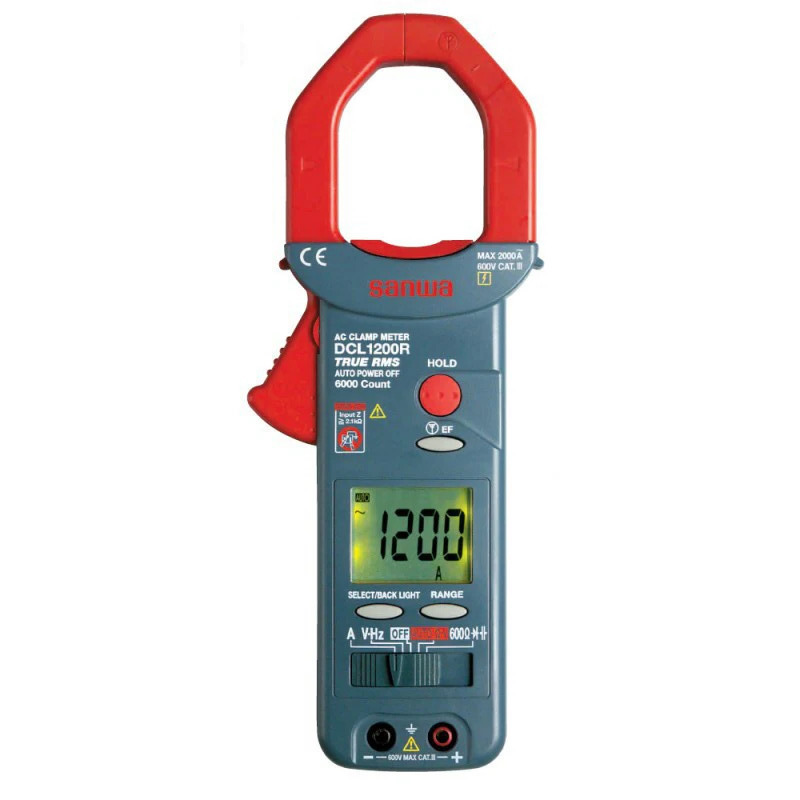 Sanwa DCL1200R Digital Clamp Meter Tang Amper Sanwa DCL1200R Digital Clamp Meter Tang Amper