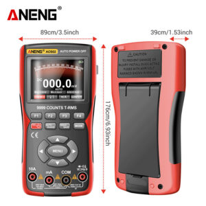 Aneng AOS02 Digital Oscilloscope Transistor Test Multimeter 48MS:s Contoh Gambar(1)
