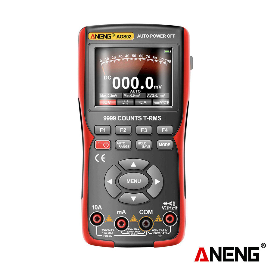 Aneng AOS02 Digital Oscilloscope Transistor Test Multimeter 48MS/s Aneng AOS02 Digital Oscilloscope Transistor Test Multimeter 48MS/s