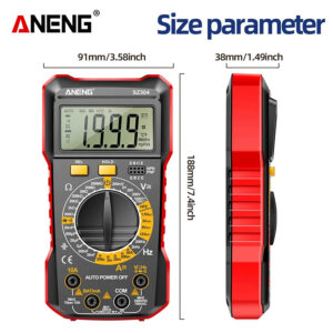 Aneng SZ304 Pro Multimeter Contoh Gambar