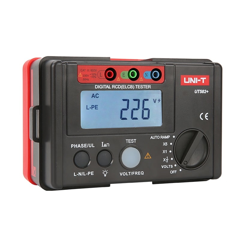 UNI-T UT582+ Digital Rcd (Elcb) Tester UNI-T UT582+ Digital Rcd (Elcb) Tester - Gambar 2