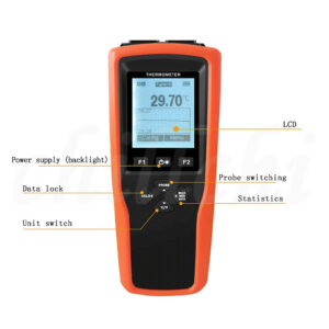 Yowexa YET-720L 2channel High Precision Thermometer Contoh Gambar