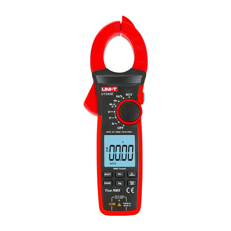 UNI-T UT206B Digital Clamp Meter True RMS AC-DC Current UNI-T UT206B Digital Clamp Meter True RMS AC-DC Current