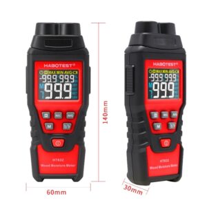 HABOTEST HT632 Wood Moisture Meter Contoh Gambar