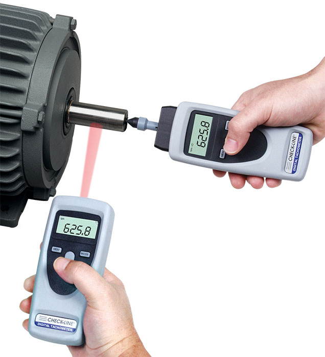 Checkline CDT-2000HD Contact and Non-Contact Tachometer Checkline CDT-2000HD Contact and Non-Contact Tachometer Contoh Gambar(2)