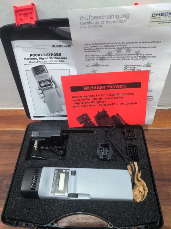 Jual Checkline PK2X Pocket Stroboscope Complete Kit Harga Murah Terbaru ...