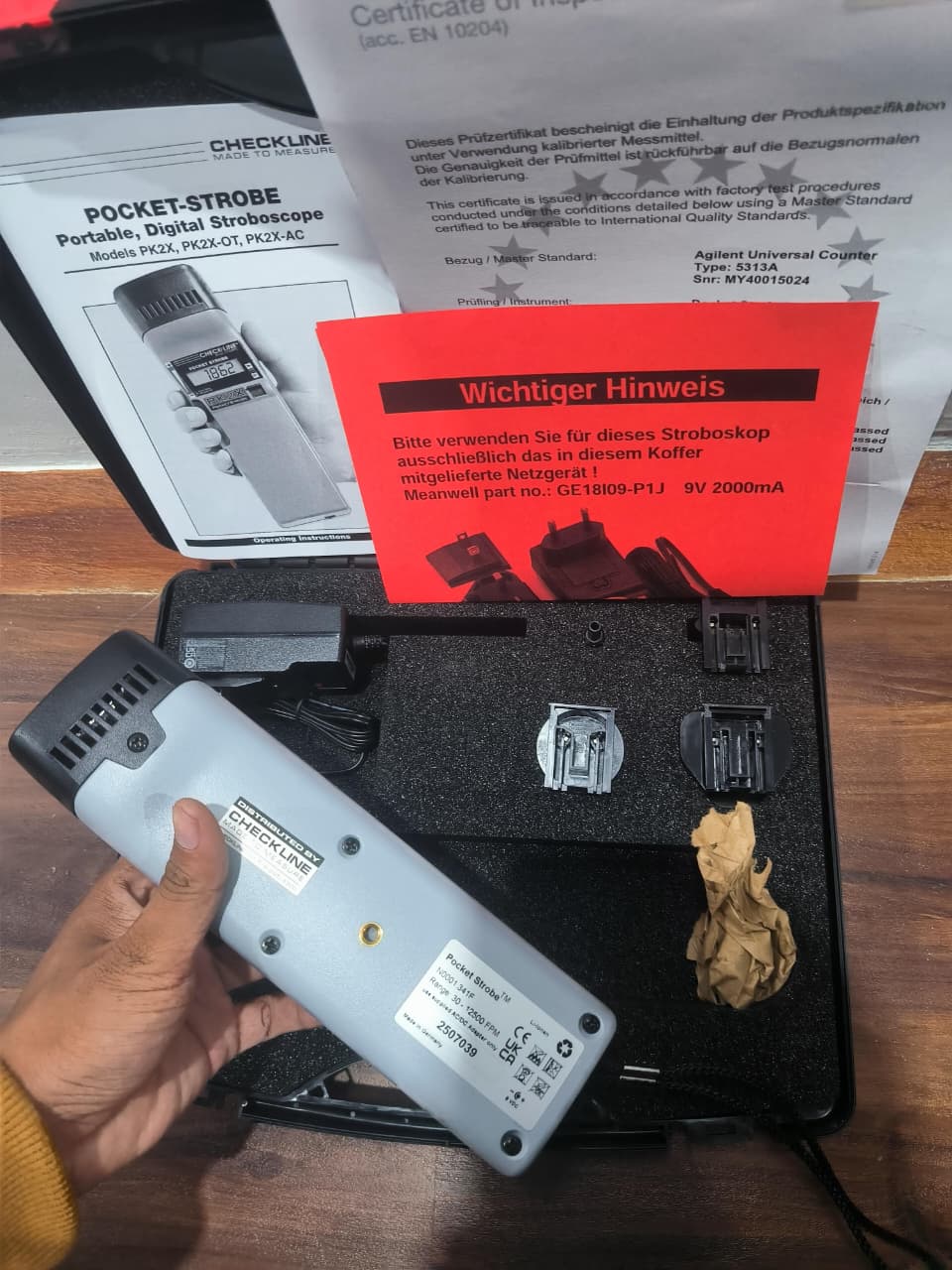 Jual Checkline PK2X Pocket Stroboscope Complete Kit Harga Murah Terbaru ...