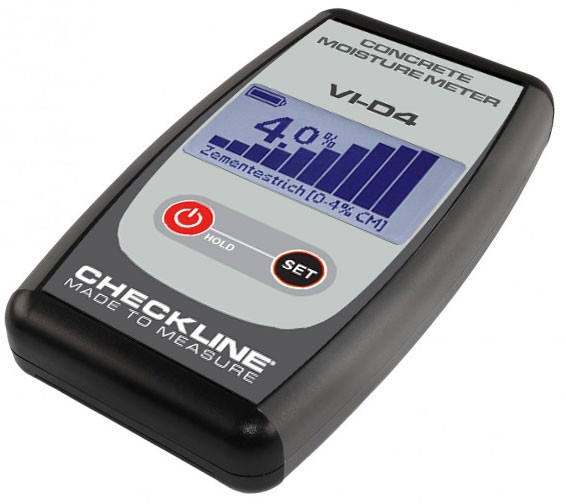 Checkline VI-D4 Pinless Concrete Moisture Meter Checkline VI-D4 Pinless Concrete Moisture Meter Contoh Gambar(1)