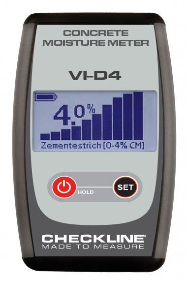 Checkline VI-D4 Pinless Concrete Moisture Meter Checkline VI-D4 Pinless Concrete Moisture Meter