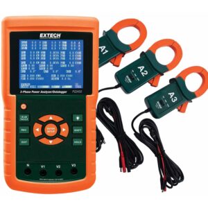 Extech PQ3450 3-Phase Power Analyser:Datalogger Contoh Gambar