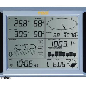 MISOL WS1080 Weather Station Touch Panel Viewer Console 1