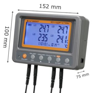 AZ 885974 Channel Thermistor SD Card Data Logger