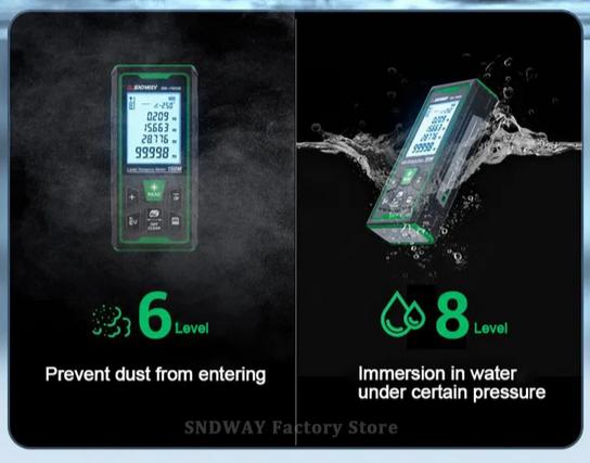 SNDWAY SW-150GS Green Laser Distance Meter SW-150GS