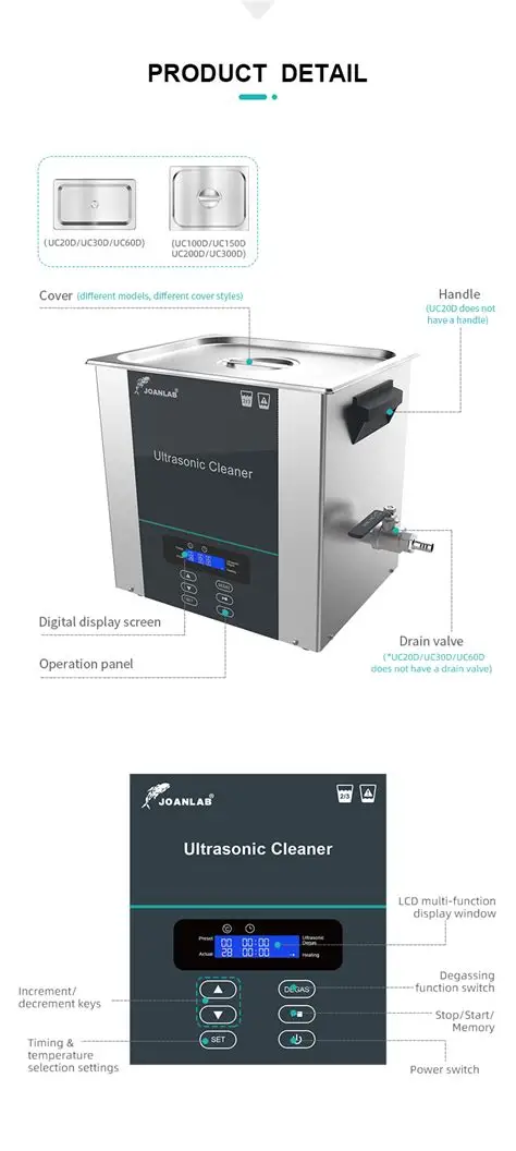 JOANLAB Ultrasonic Cleaning UC60D-6 liter JOANLAB Ultrasonic Cleaning UC60D-6 liter