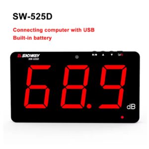 SNDWAY SW-525D Sound Level Monitor Data Transfer
