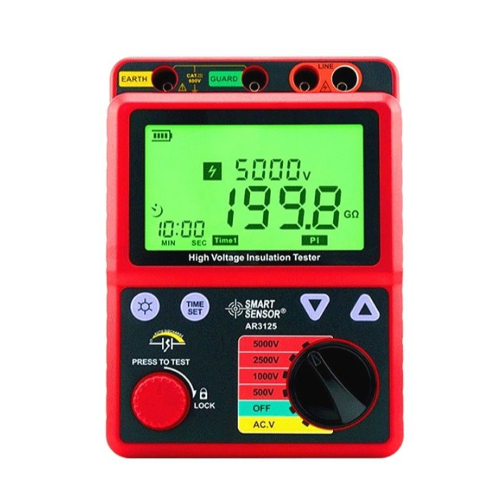 Smart Sensor AR3125 5kv insulation tester Smart-Sensor-AR3125-High-voltage-insulation-tester