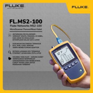 Fluke MS2-100 Networks MicroScanner Pemverifikasi Kabel