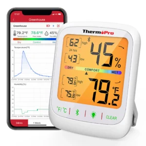 ThermoPro TP359 Thermometer Hygrometer with Bluetooth 80m