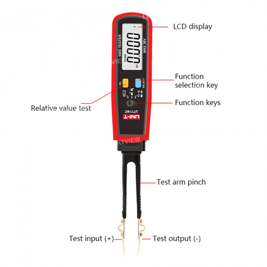 UNI-T UT116C SMD Tester Multitester UT116A