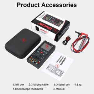 GVDA GD188 3 in 1 Digital Oscilloscope 12 MHz Multimeter 6000