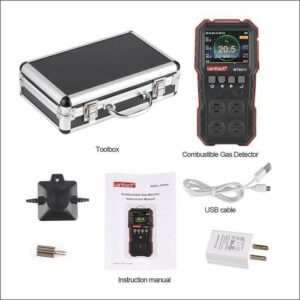 WINTACT WT8812 Gas Monitor LCD 4 in1 Combustible O2 H2S CO Gas