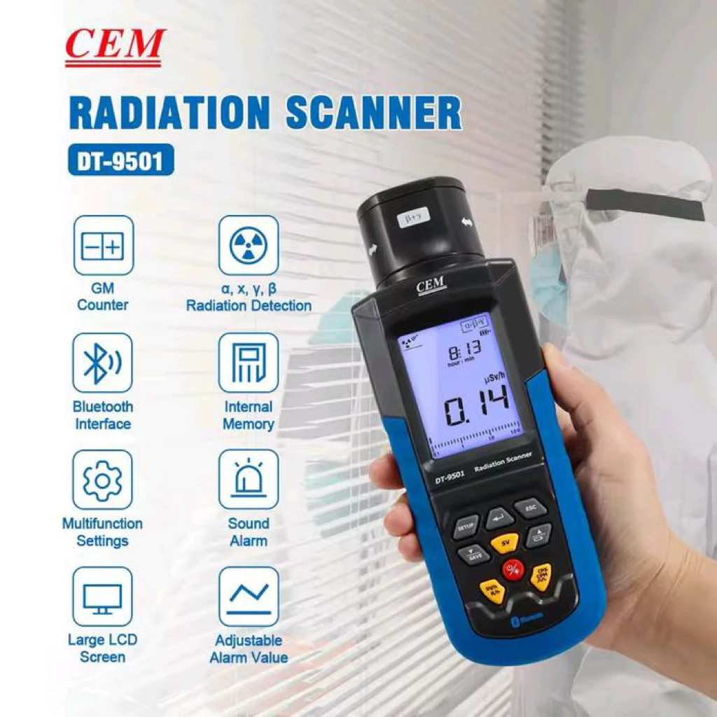 CEM DT-9501 New Nuclear Radiation Detector Professional Measures CEM DT-9501 New Nuclear Radiation Detector Professional Measures