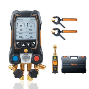 Testo 557s Smart Vacuum Kit - Smart 4 Valves digital manifold gauge Wireless