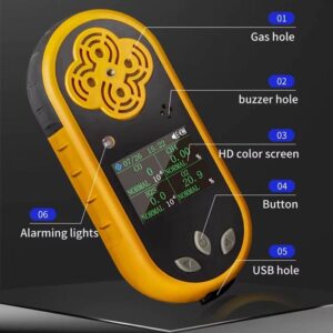 Bosean K-100 Gas Detector Portable CH4 CO2 HS2 EX Lel